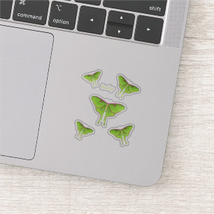 Adesivo Ilustração do desenho animado de Luna Moth