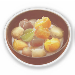 Adesivo Ilustração do Deserto de Bola Taro