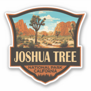 Adesivo Ilustração do Parque Nacional Joshua Tree