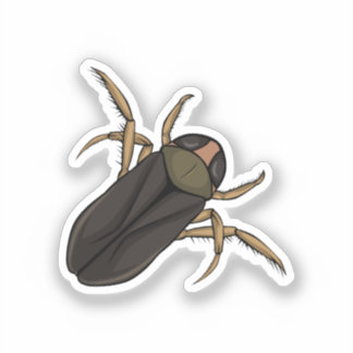 Adesivo Ilustração do vetor do barqueiro aquático