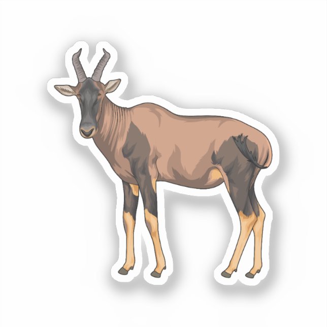 Adesivo Ilustração do vetor Topi (Frente)