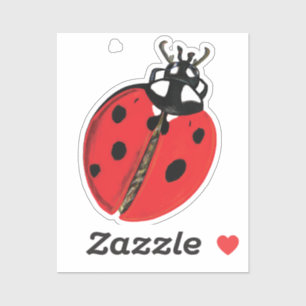 Adesivo Ilustração Lady Bug