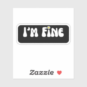 Adesivo Im Fine Retro