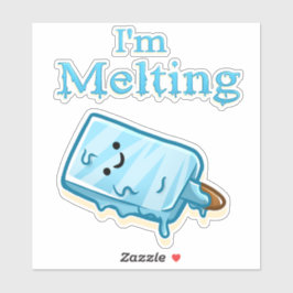 Adesivo I'm Melting – Cute Popsicle Pun