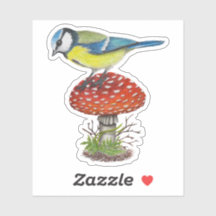 Imagem Botânica da Floresta de Ave-Mushroom