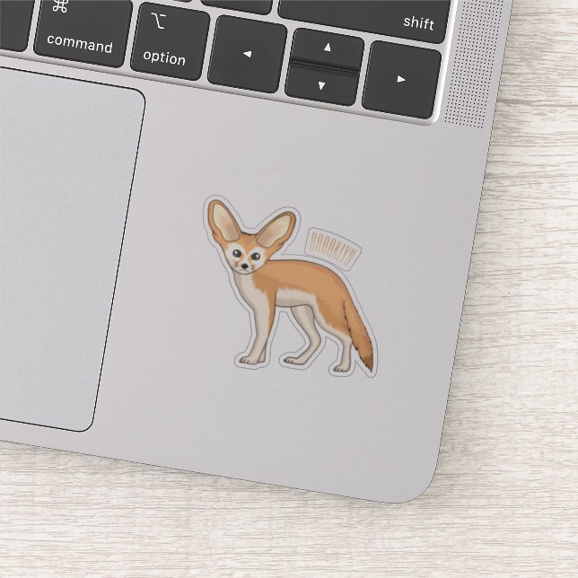 Adesivo Imagem de desenho animado de fennec fox (Detalhe)