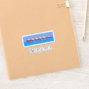 Adesivo Imagem de desenho animado de pelicanos engraçados