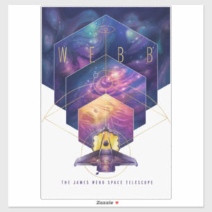 Adesivo Imagem do Telescópio Espacial James Webb