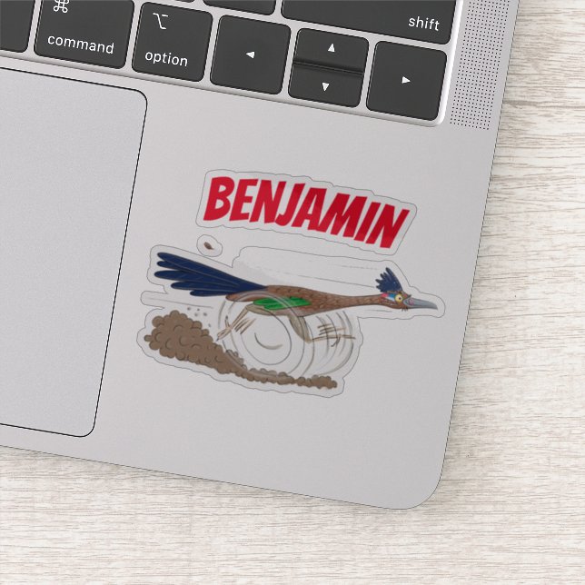 Adesivo Imagem engraçada de desenho animado de pássaros (Detalhe)