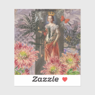 Adesivo Imagem Imporal de Astrologia Mulher Virgo