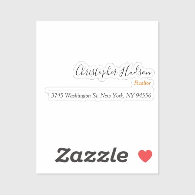 Adesivo Imobiliário Simples Profissional (Folha)