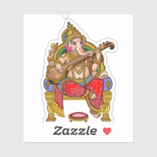 Adesivo impermeável brilhante do Senhor Ganesha