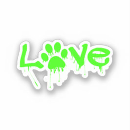 Adesivo Impressão de Paw