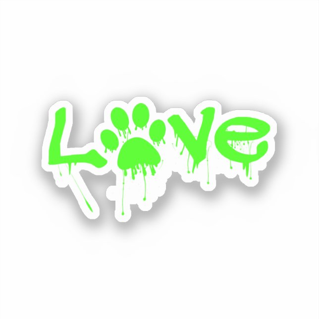 Adesivo Impressão de Paw (Frente)