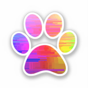Adesivo Impressão de Paw