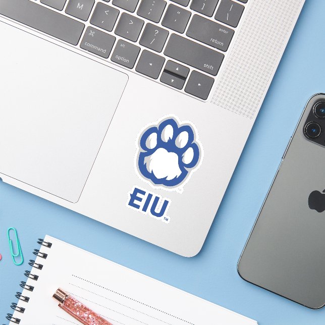Adesivo Impressão de Paw e EIU de Panteras do Illinois Ori (Notebook com iPhone)