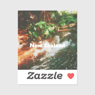 Adesivo Impressão de Viagem da Nova Zelândia