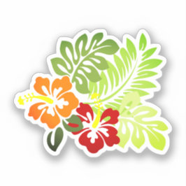 Adesivo Impressão havaiano