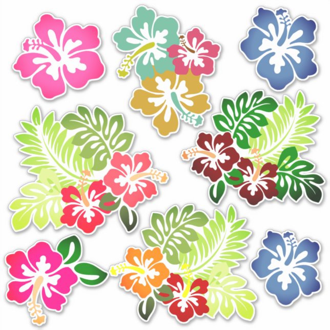 Adesivo Impressão havaiano (Frente)