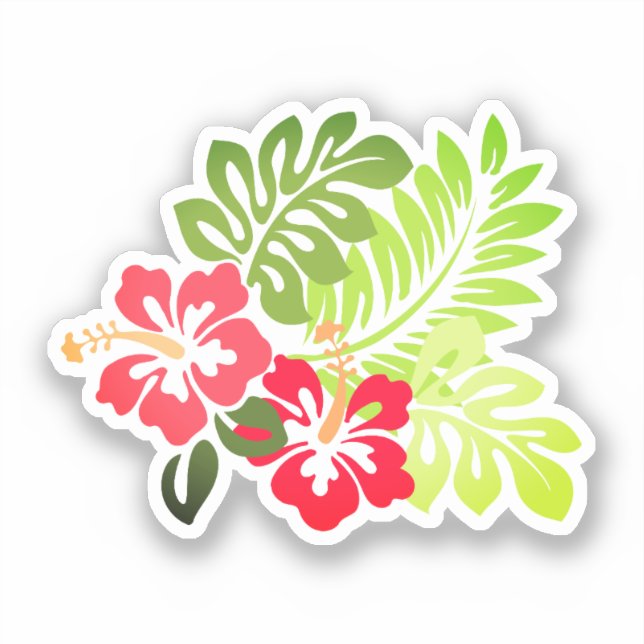 Adesivo Impressão havaiano (Frente)