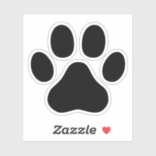 Adesivo Impressões de pata animal com 5 dedos