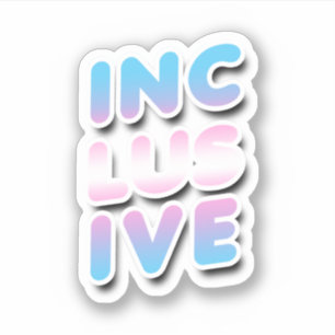 Adesivo Inclusivo - Arco-íris Trans
