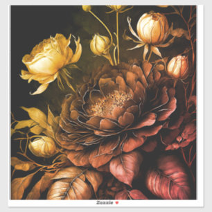 Adesivo Incrível Acento de ferrugem de Convênio Flores de 