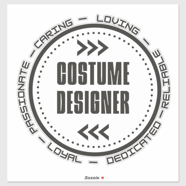 Adesivo Incrível Costume Designer (Folha)
