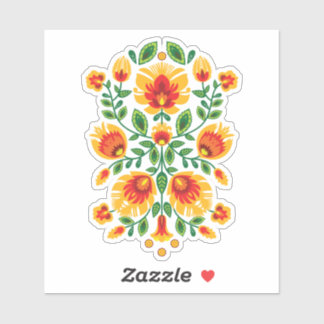 Adesivo 💛 🧡 ❤️ Incrível Folk Wycinanki