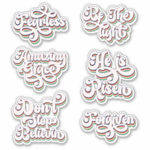 Adesivo Incrível Grace Christian Trust Vinyl Sticker