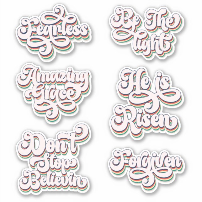 Adesivo Incrível Grace Christian Trust Vinyl Sticker (Frente)