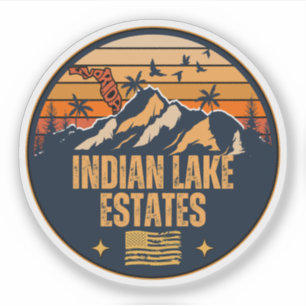 Adesivo Indian Lake Estates, Flórida