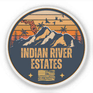 Adesivo Indian River Estates, Flórida