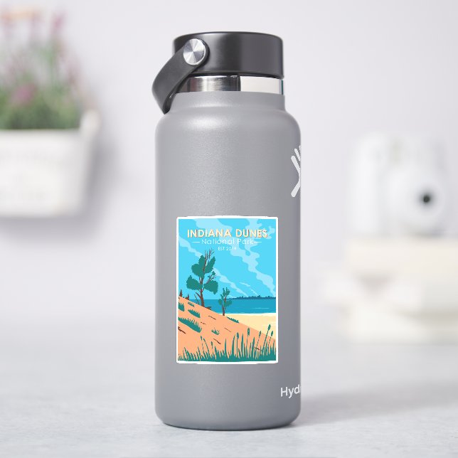 Adesivo Indiana Dunes National Park Vintage (HidroFlask)