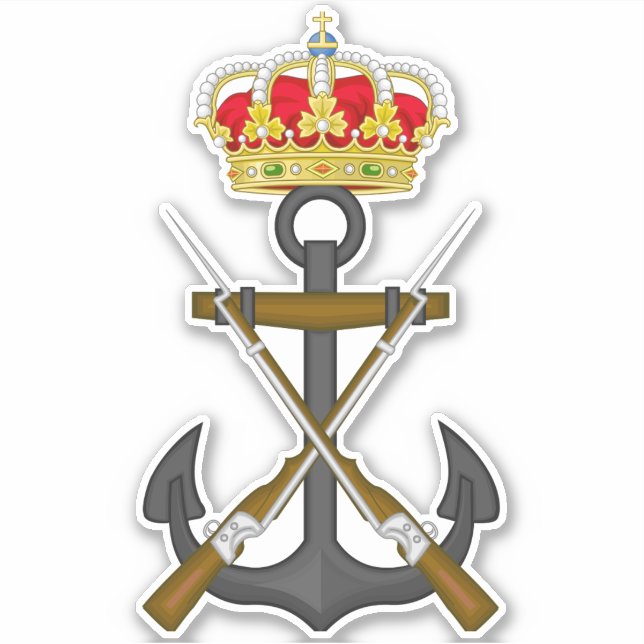 ADESIVO INFANTERIA DE MARINA (Frente)