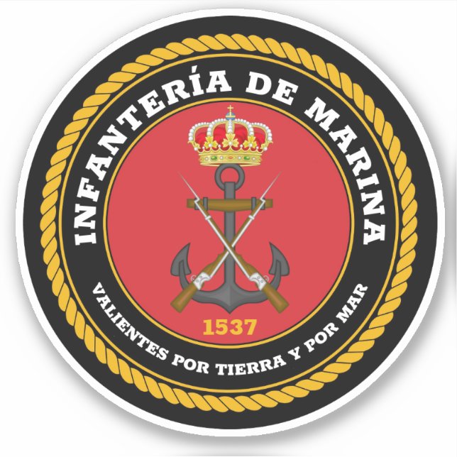 ADESIVO INFANTERÍA DE MARINA (Frente)