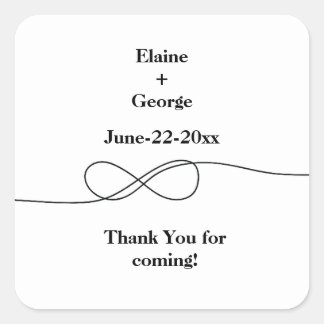 Adesivo Infinito Branco e Preto