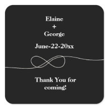 Adesivo Infinito Preto e Branco