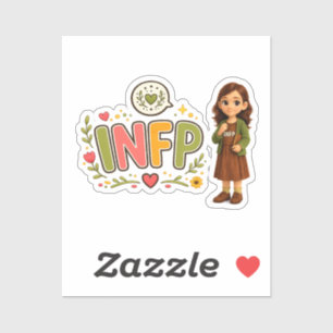 Adesivo INFP — A Sonhadora Criativa