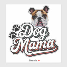 Inglês Buldogue Dog Mama