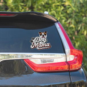 Adesivo Inglês Buldogue Dog Mama