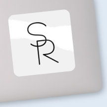 Iniciais Sobrepostos com Vista Moderna