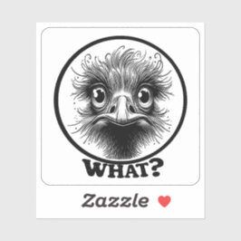 Adesivo "Innocent Ostrich What" Vinyl