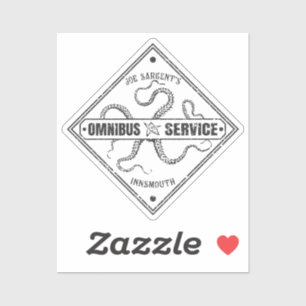 Adesivo Innsmouth Bus Service Joe Sargent