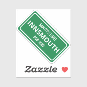 Adesivo Innsmouth Street Sinal Lovecraft