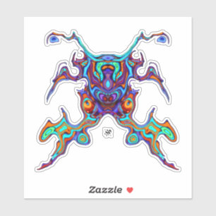 Adesivo Inseto de alienígena de caranguejo-guerreiro masca