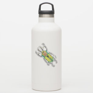 Adesivo Inseto de Amor com Fusca Arco-Íris