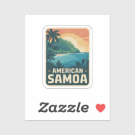 Adesivo Insígnia do Parque Nacional da Samoa Americana