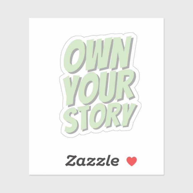 Adesivo Inspirational Sticker  (Folha)