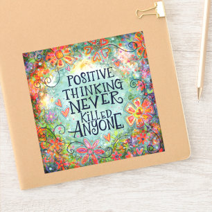 Adesivo Inspirivência "Pensamento Positivo"